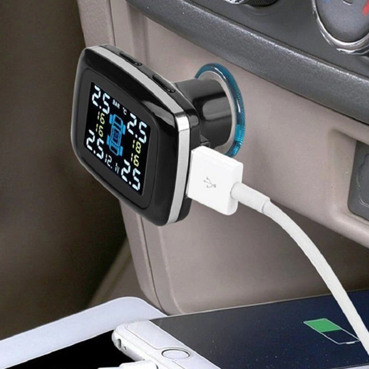 Cảm Biến Áp Suất Lốp Ô Tô Xe Hơi Gắn Van Trong TPMS C110 khả năng chống nước cao - Bảo hành 12 tháng