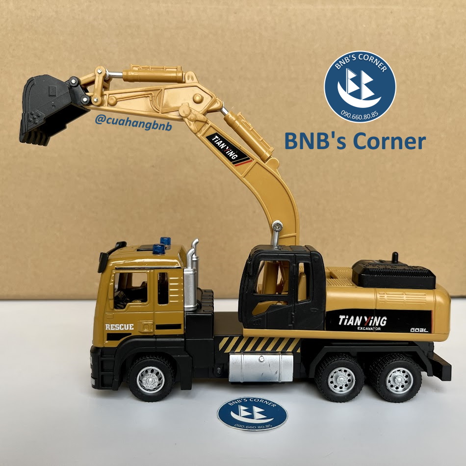 [BNB's Corner] Mô hình xe trộn bê tông/xe máy xúc hãng TY Models