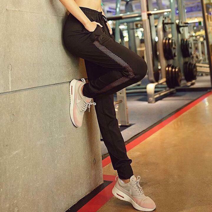 Quần dài jogger lưới nữ - YOLO SPORT