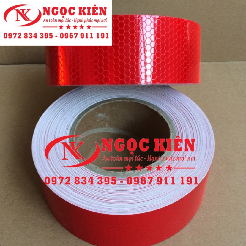 decan phản quang dán-cuộn phản quang mũi tên trắng đỏ