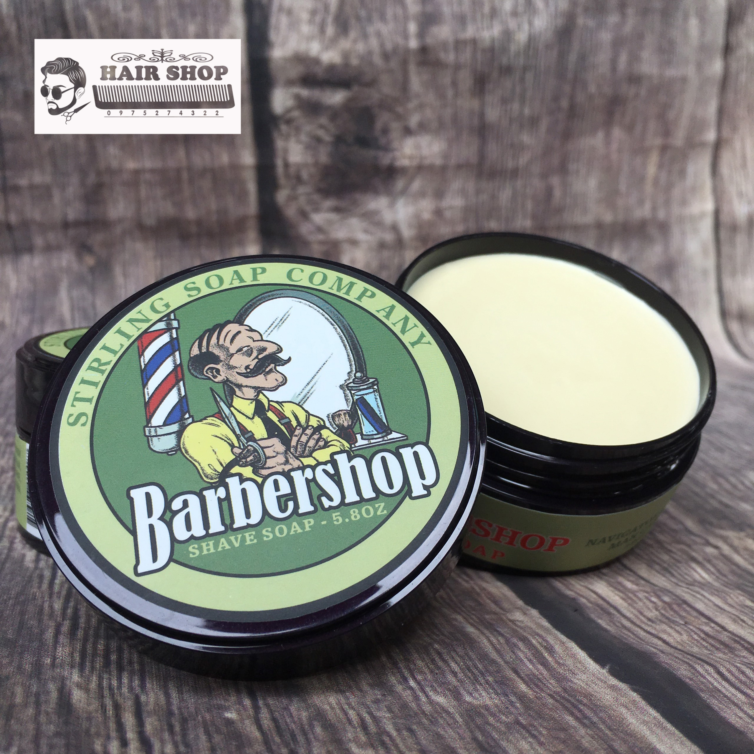 Sáp Vuốt Tóc BarberShop Shave Soap