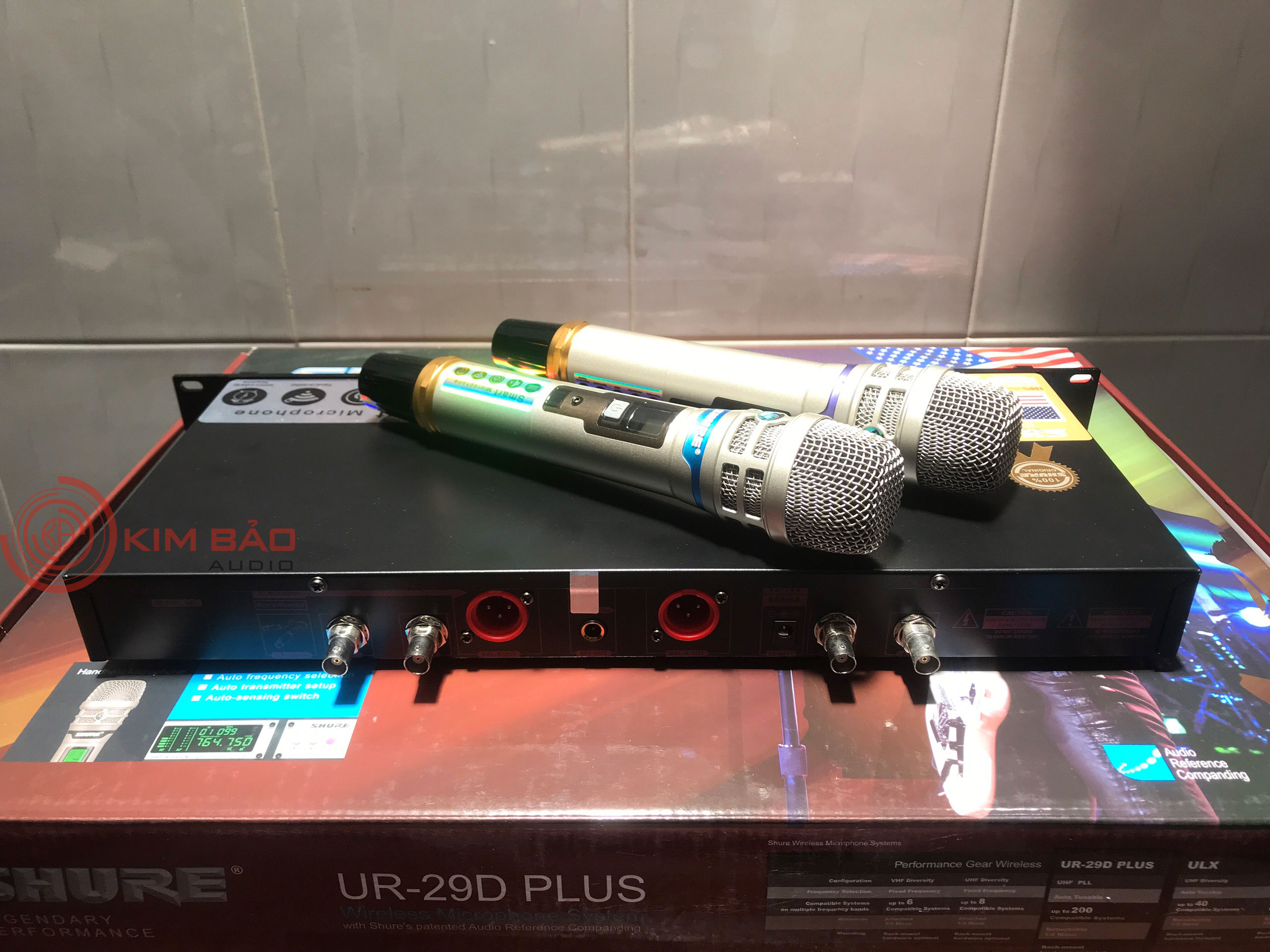 [HCM]Micro Shure UR 29D Plus - Micro Shure 4 râu
