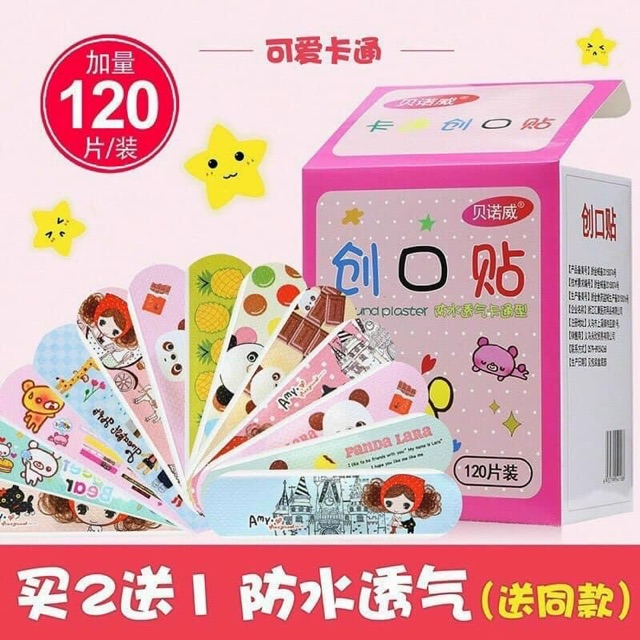 Urgo hoạt hình Băng dán cá nhân cute