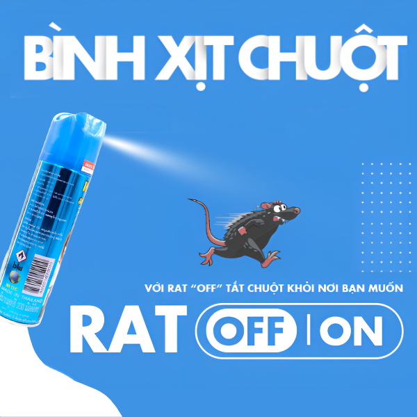 Bình Xịt Đuổi Chuột Rat Off Thái Lan