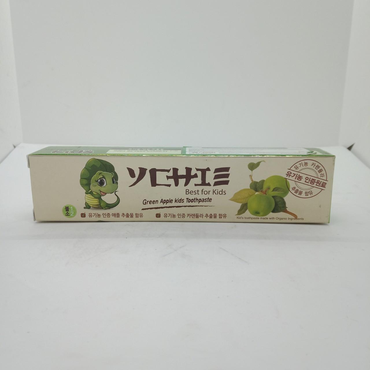 Kem đánh răng Ychie hương táo cho bé tuýp 75g
