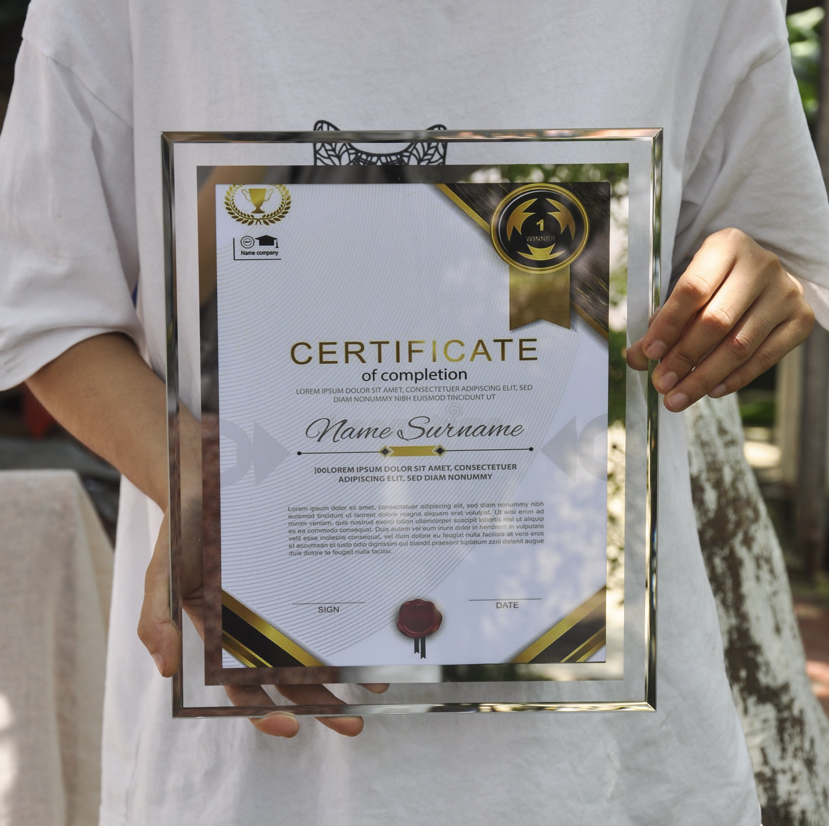 Khung Ảnh Bằng Khen A5, A4, 10inch Mino Frame
