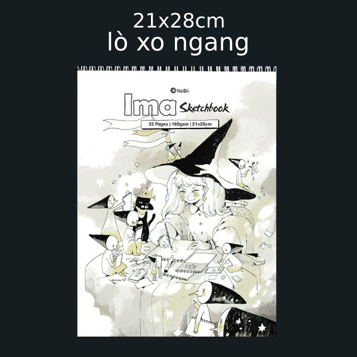 [THEARTSHOP] Sổ vẽ chì NABII IMA Sketchbook (160gsm)