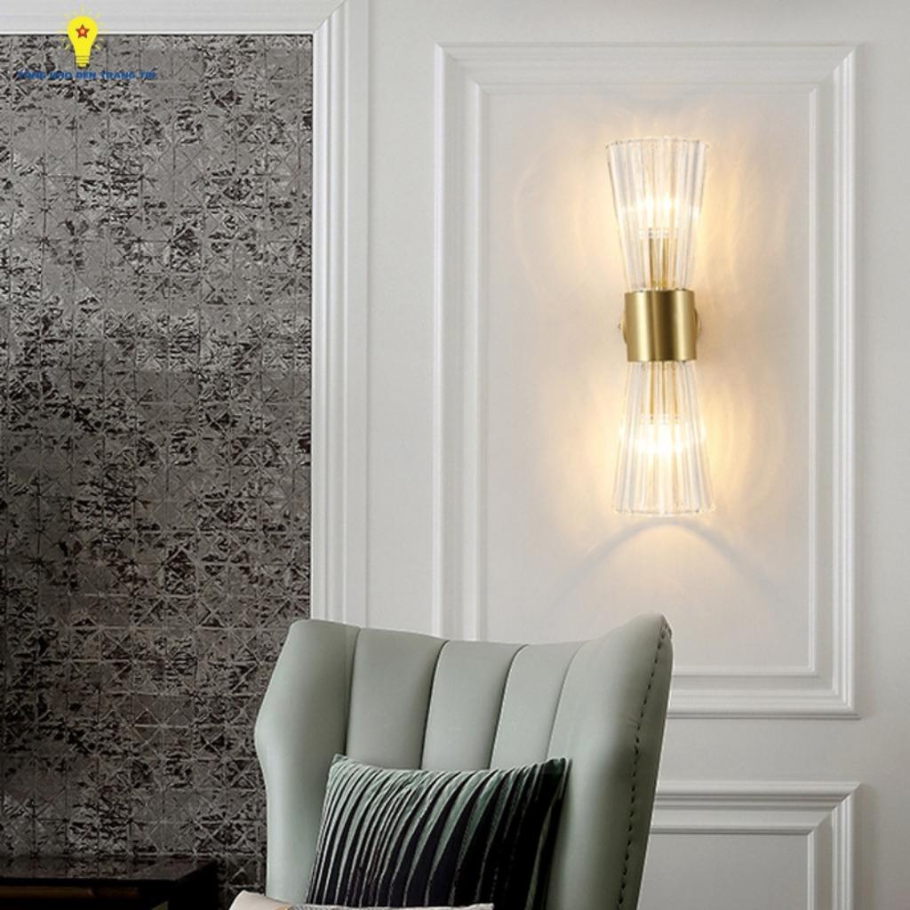 Đèn Tường Decor Pha Lê Chất Liệu Hợp Kim, Pha Lê B2579