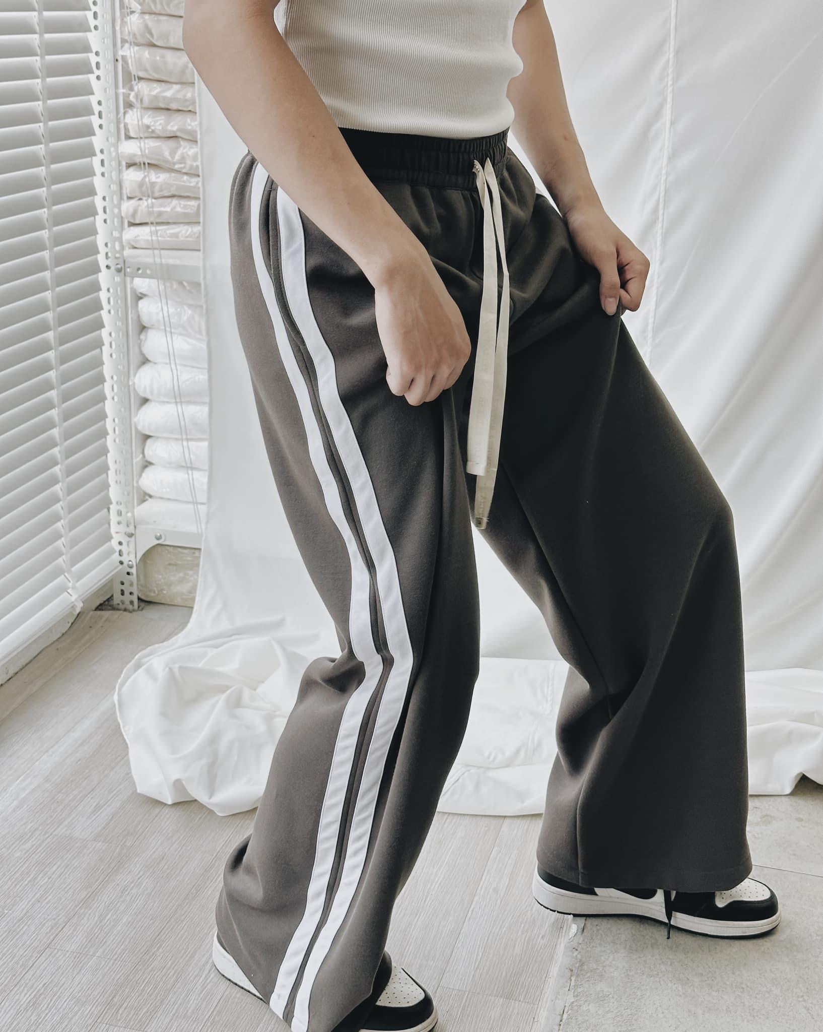 Quần dài lưng thun YELLOW FLICKER 2lines unisex