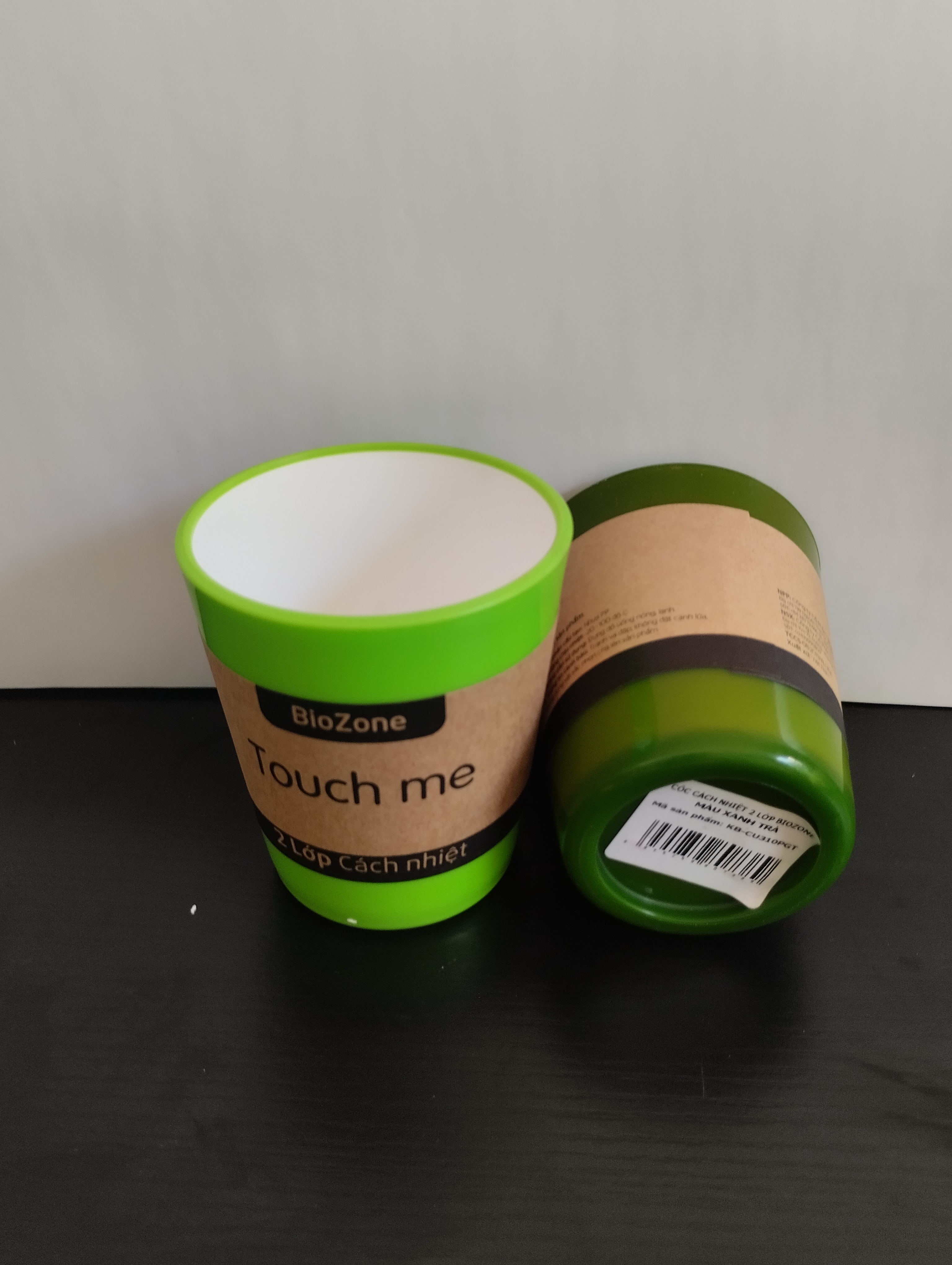 Cốc , Ly cách nhiệt 2 lớp Biozone 310 ml KB-CU310PGT