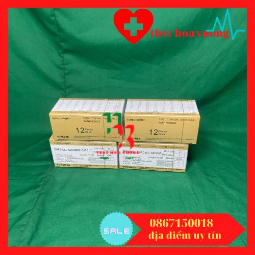 Chỉ phẩu thuật tự tiêu catgut 6/0[ giá tốt]