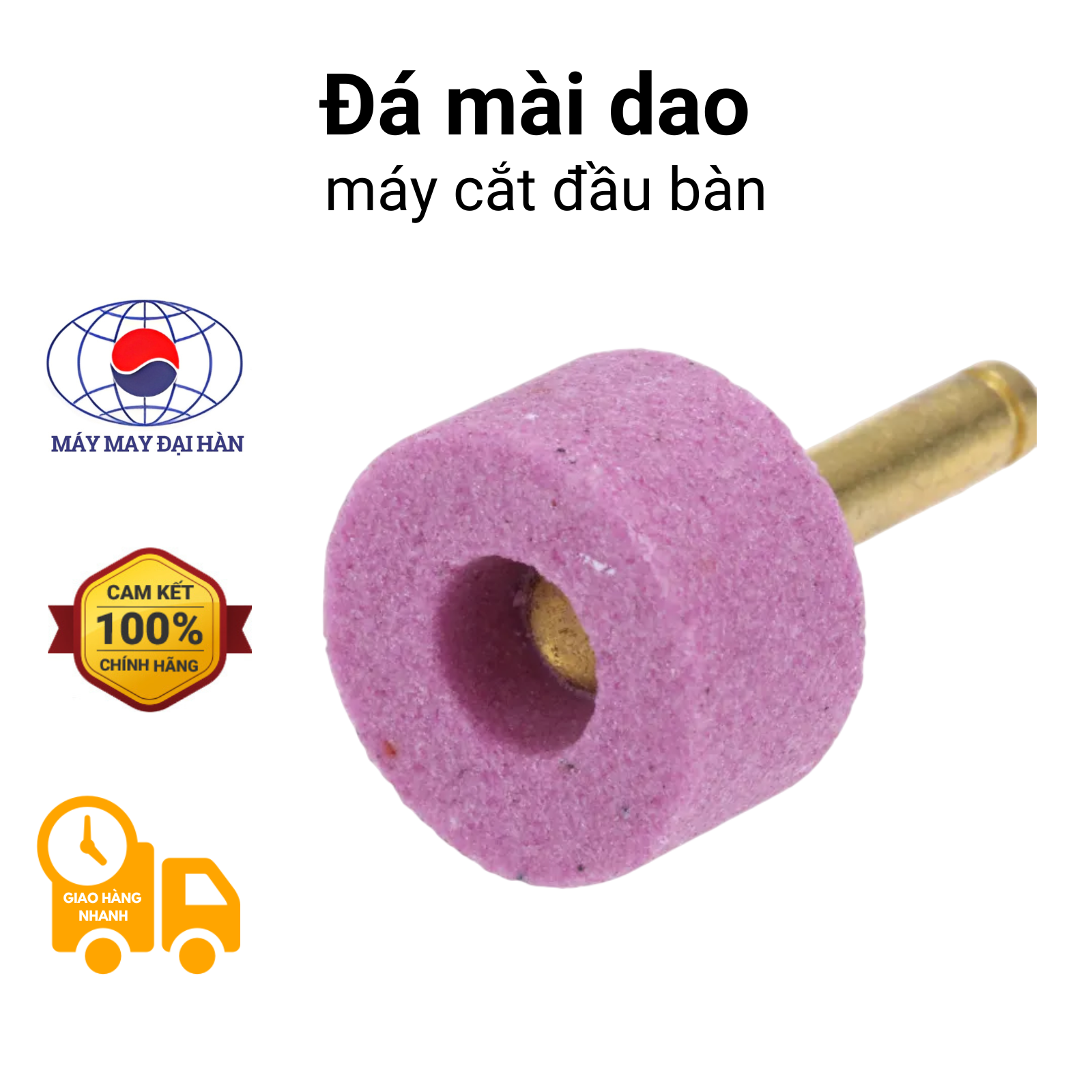 Đá mài dao máy cắt đầu bàn màu hồng