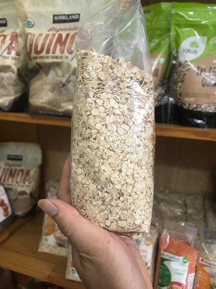 Bột yến mạch ăn dặm cho bé 500g bột ăn liền ( dạng bột và dạng hạt)
