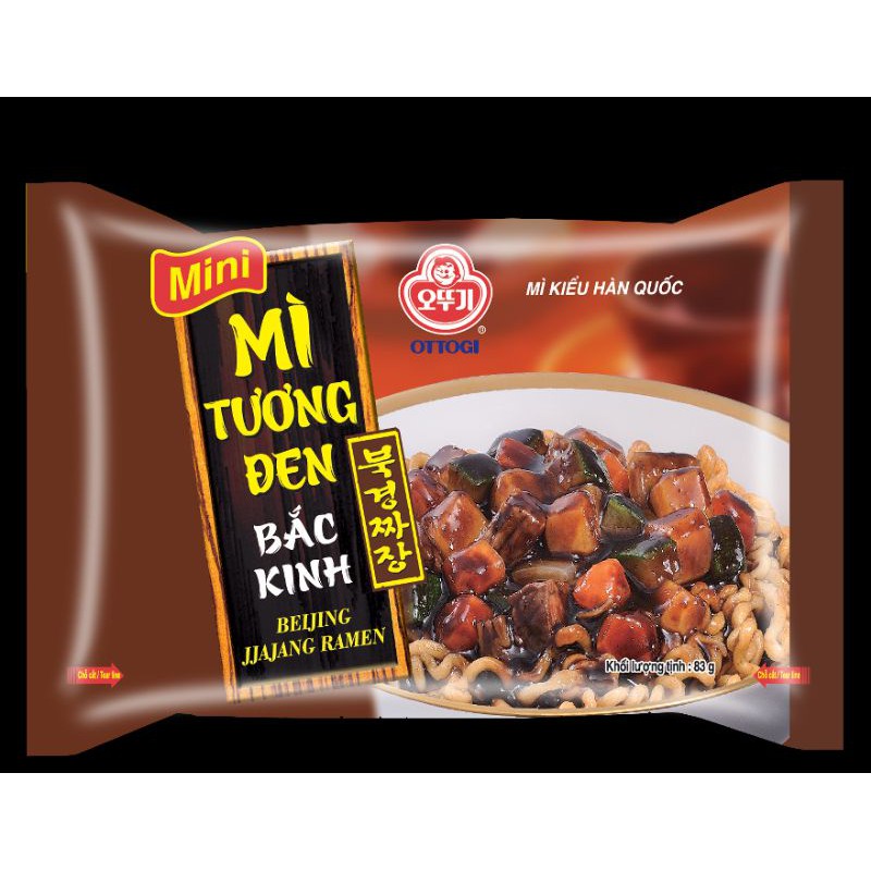 combo 5 gói mì tương đen bắc kinh 85g