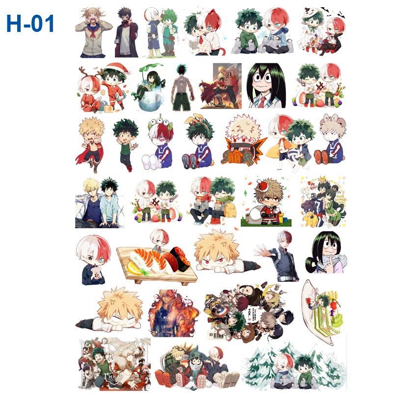 Sticker/ Hình dán anime My Hero Academia