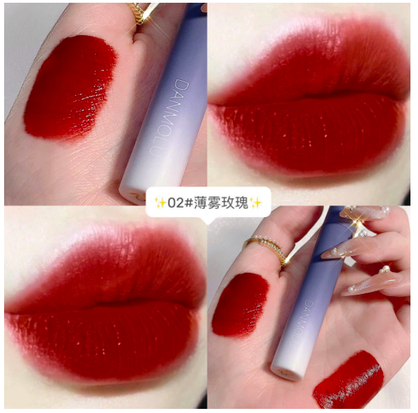 Sét 5 Cây Son Kem Lì DANMOLU Nội Địa Trung | Set 5 cây Son Danmolu nội địa trung - Set 5 cây Son màu đỏ - Hot trend 2021