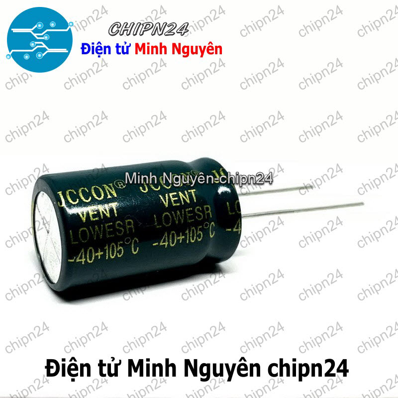 [2 con] (J29) Tụ hóa 1,000uF 63V Xanh Lá (16x25mm) (1000uF 63V) (Tần số cao) - HH005752