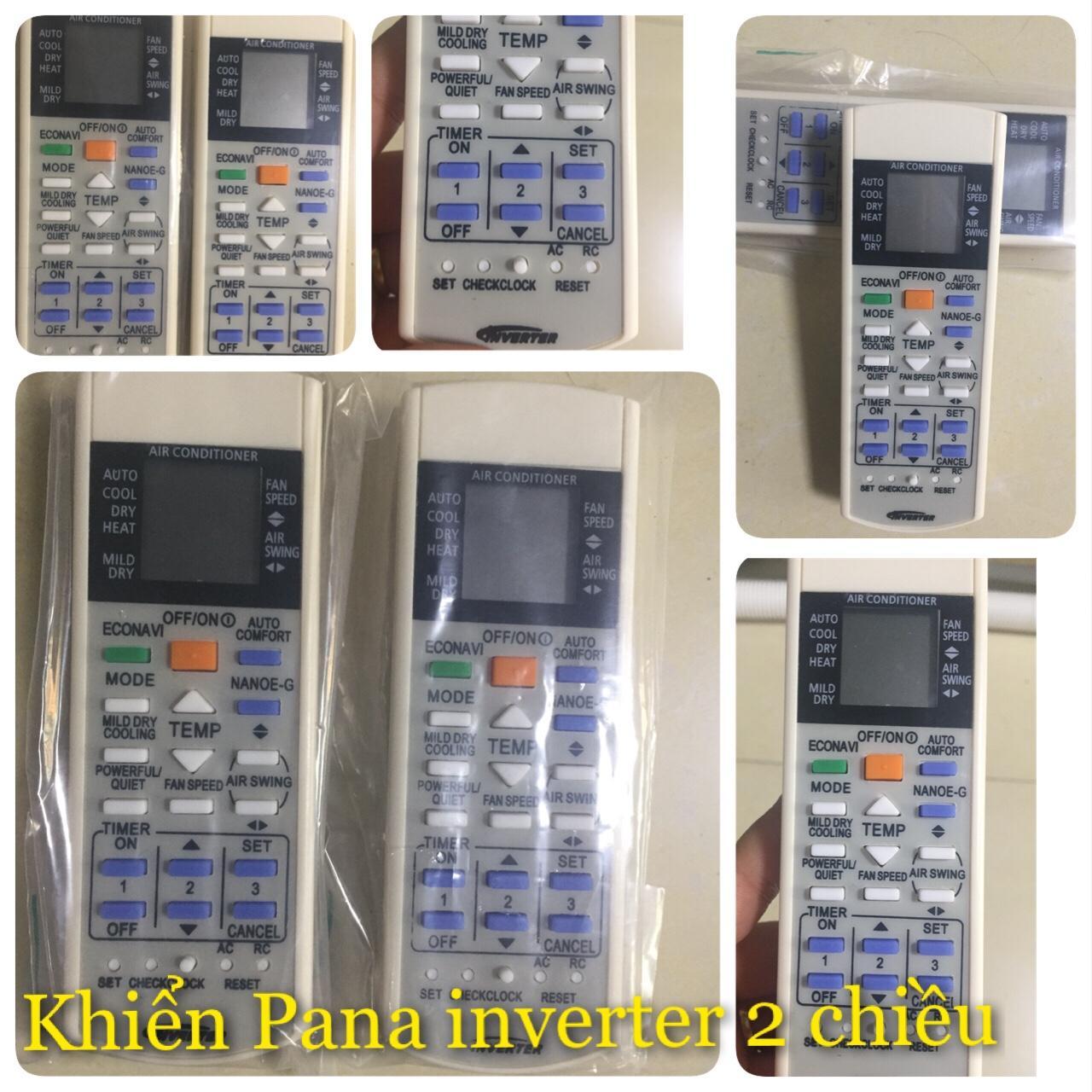 Remote (điều khiển)  điều hòa Pana inverter 2 chiều