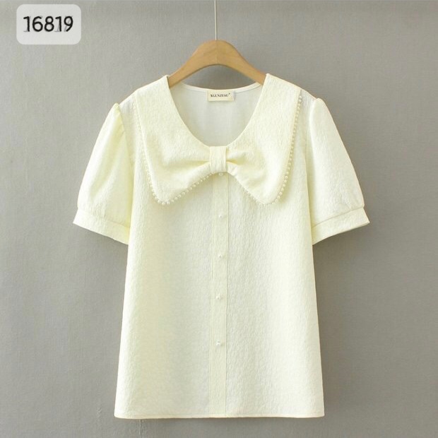 Áo kiểu BIGSIZE Nơ Châu 16819
