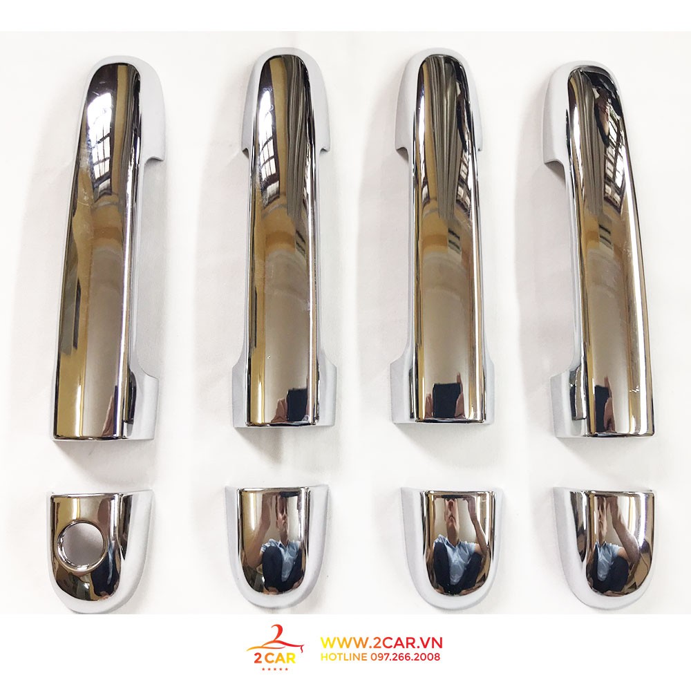 Ốp tay nắm cửa xe kia soluto 2019 2020 2021 2022 2023 mạ crom
