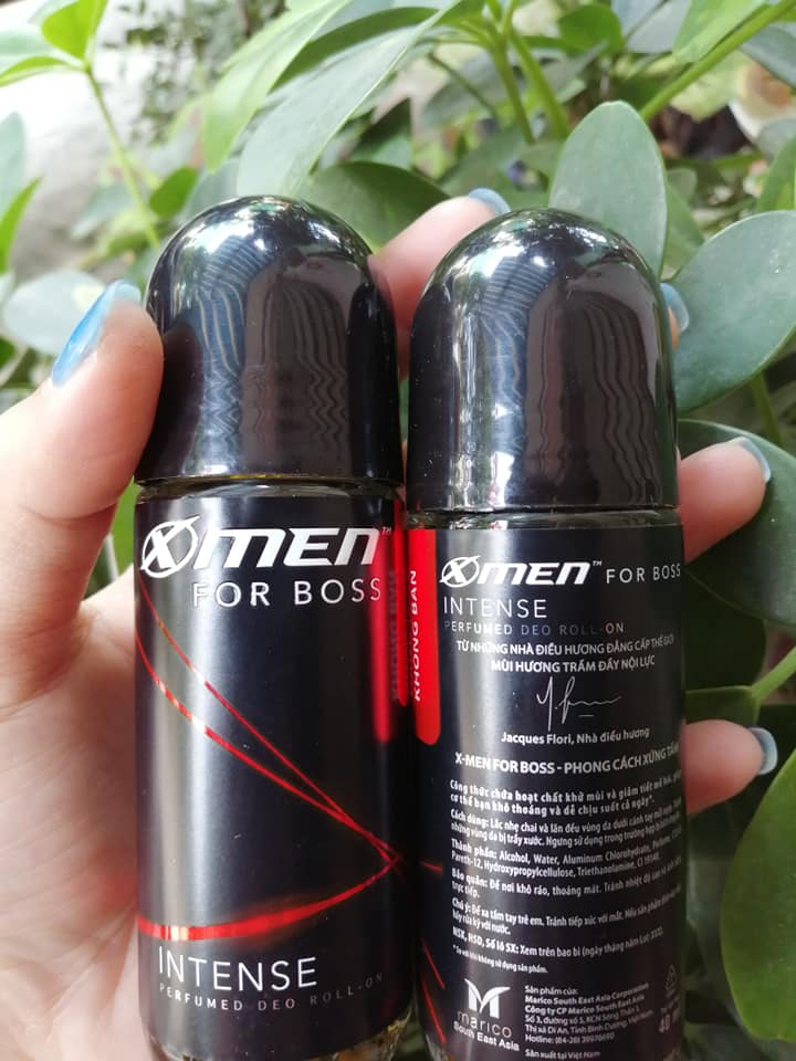 Lăn khử mùi X Men For Boss Intense 40ml (Hàng khuyến mãi)