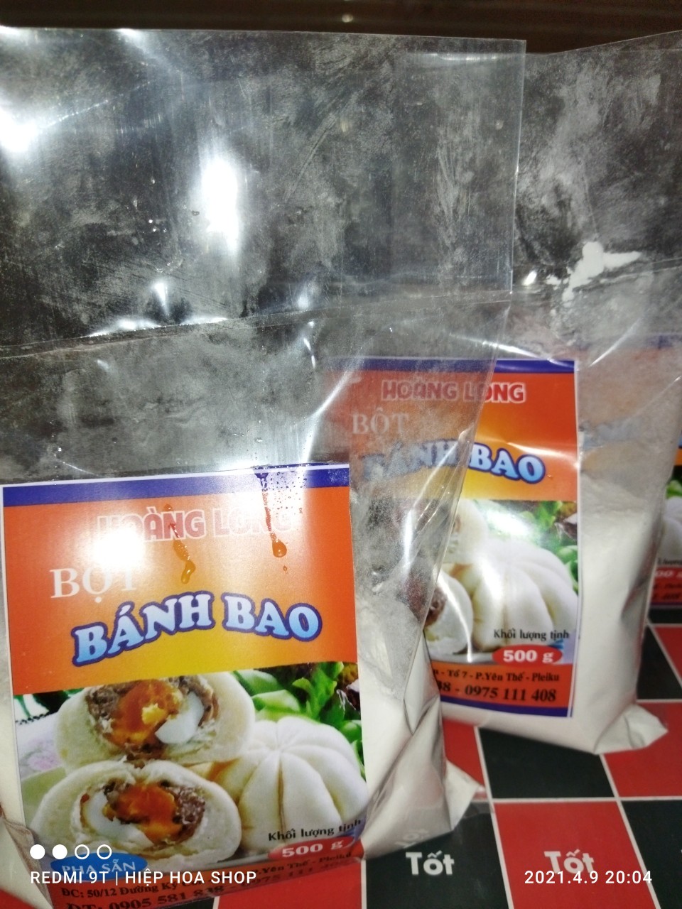 Bột làm bánh bao hấp 1kg trộn sẵn có đầy đủ gia vị [FREE SHIP] - [HIỆP HOA shop]