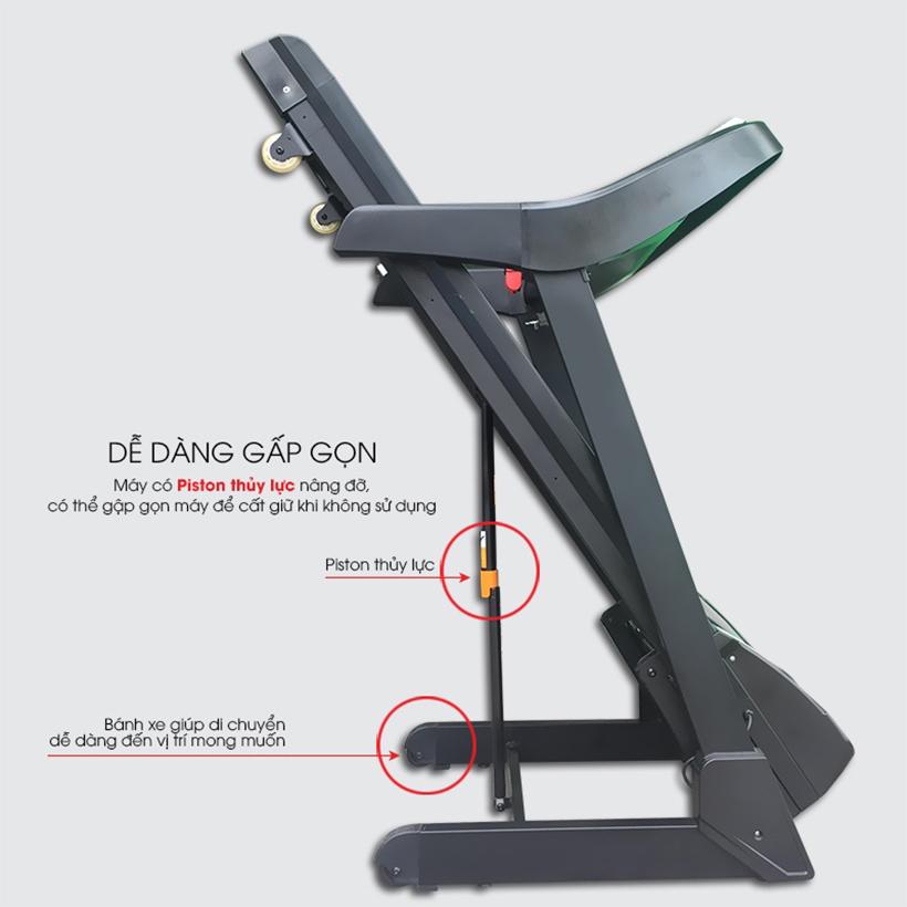 Máy chạy bộ điện đa năng Ganas T500
