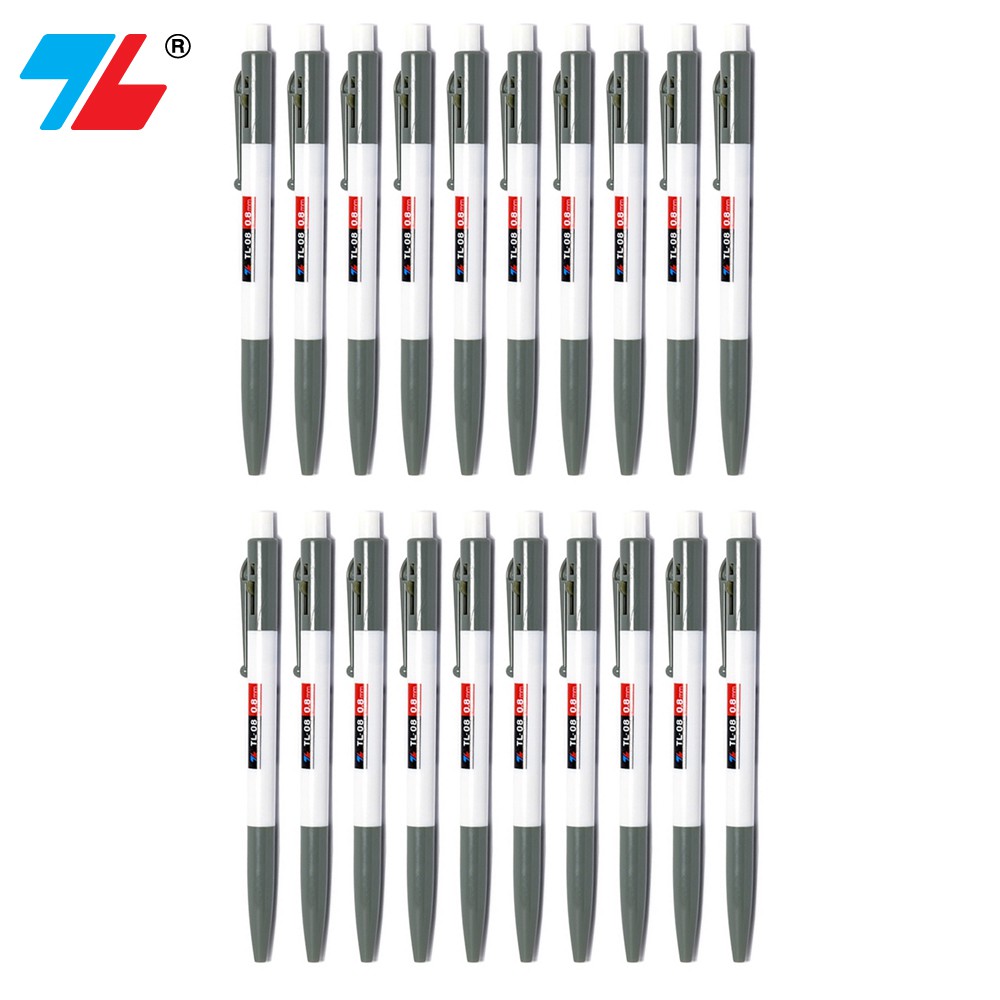 Hộp 20 Cây Bút Bi Thiên Long Tl-08 ( Xanh, Đỏ, Đen ) Ngòi 0.8Mm