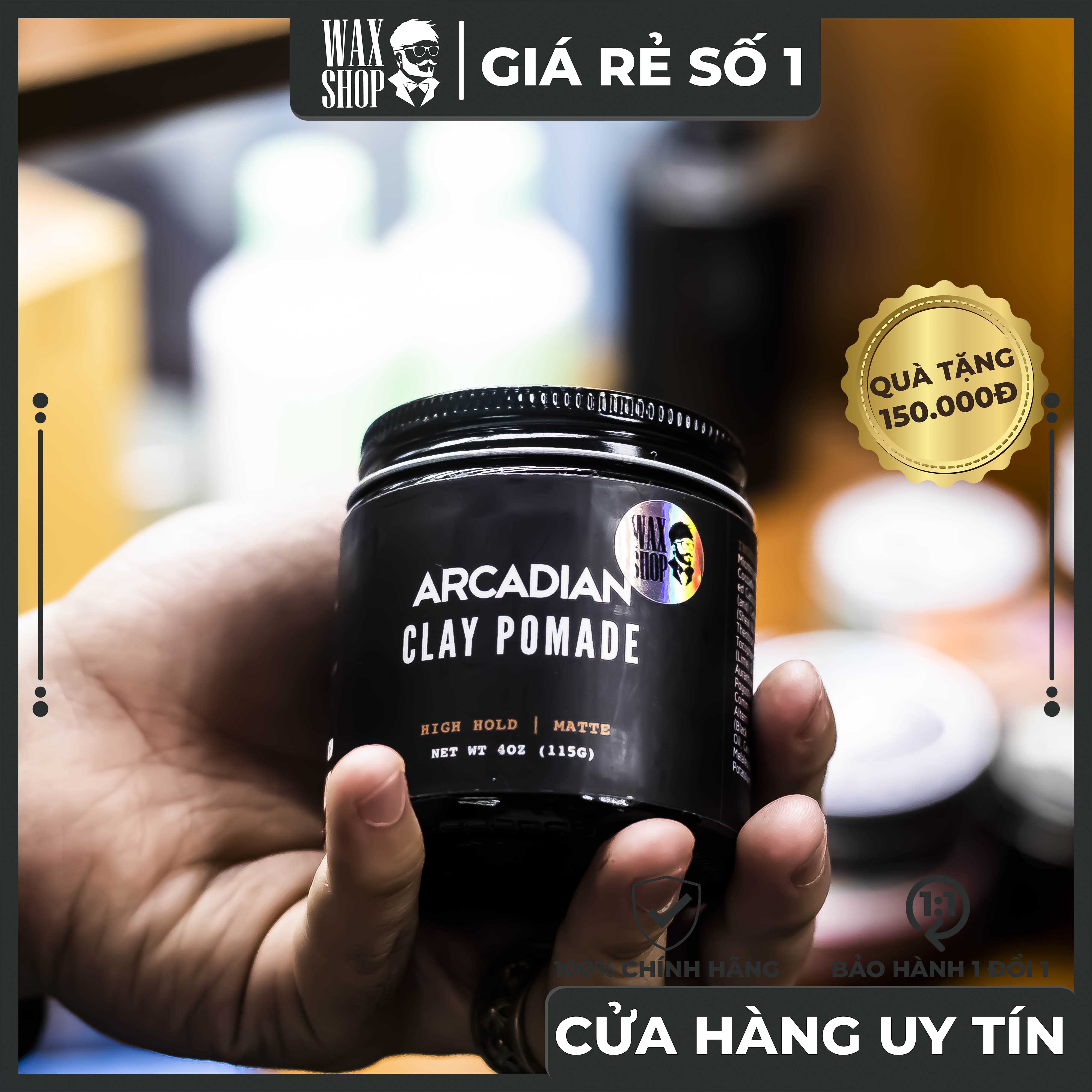 [HCM]Sáp Vuốt Tóc Arcadian Clay Pomade - Arcadian