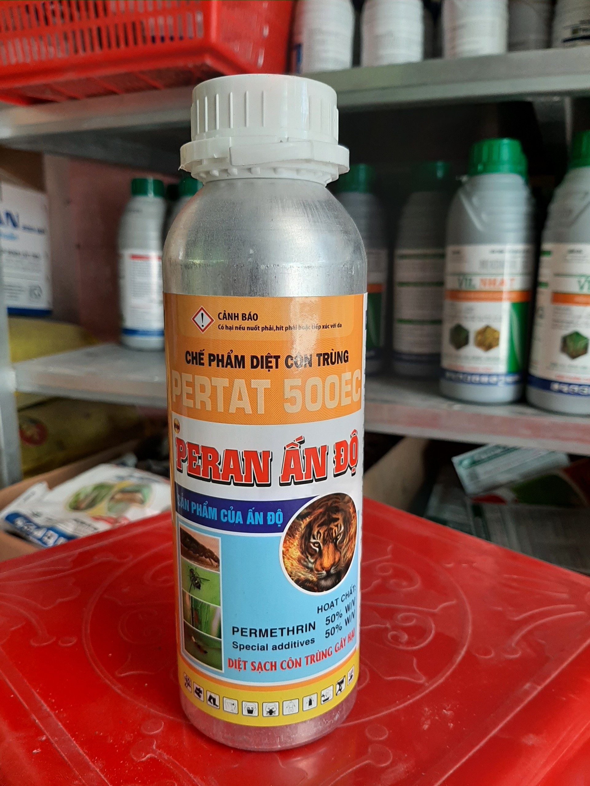 Chế phẩm diệt côn trùng muỗi, ruồi, rệp PERAN ẤN ĐỘ chai 480ml