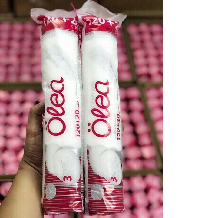 Bông Tẩy Trang Olea Cotton Pad (140 Miếng)