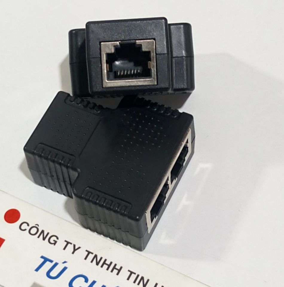 Đầu chia mạng Lan 1 ra 2 (STP RJ45 Thiết bị chia tín hiệu chờ)