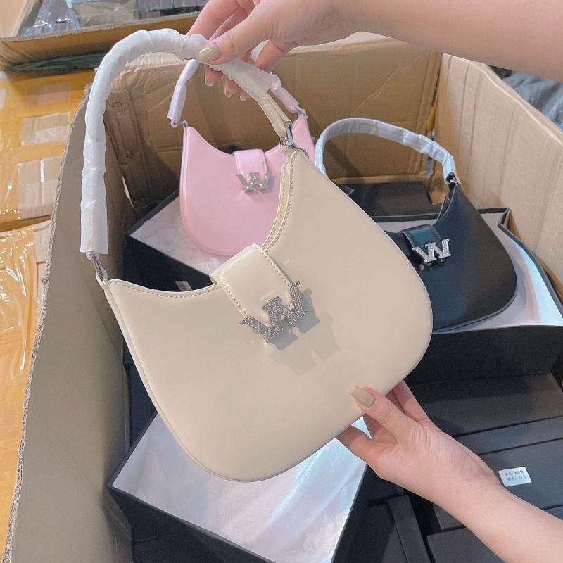 Full Box - Túi Kẹp ch ALEX WANG Da Mịn