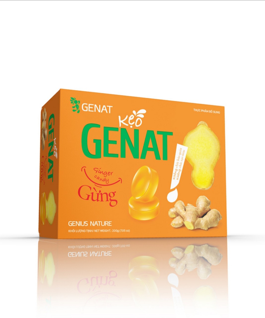 Kẹo Genat (Hộp 100 viên) - Genat - Tinh Hoa Thiên Nhiên