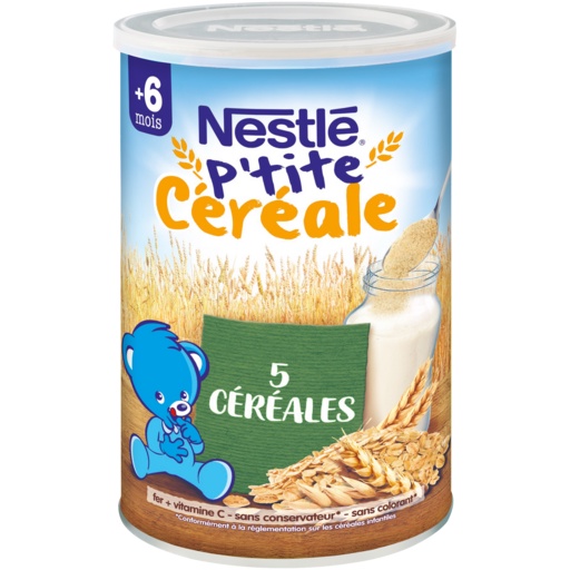-Bột ngũ cốc lắc sữa Nestle Pháp 415g
