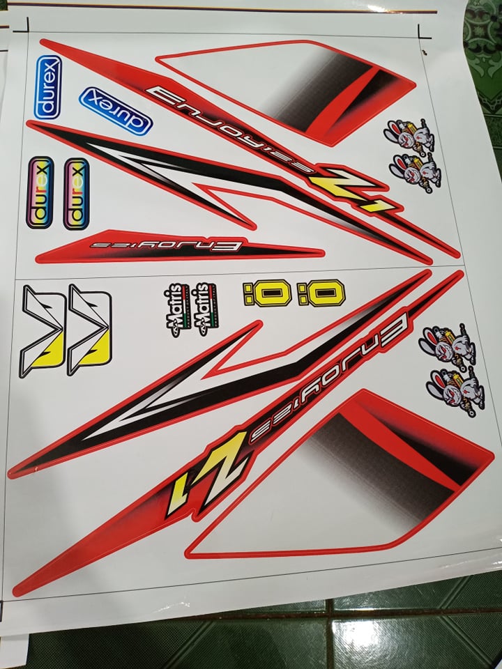 tem rời ENJOY. decal 3 lớp