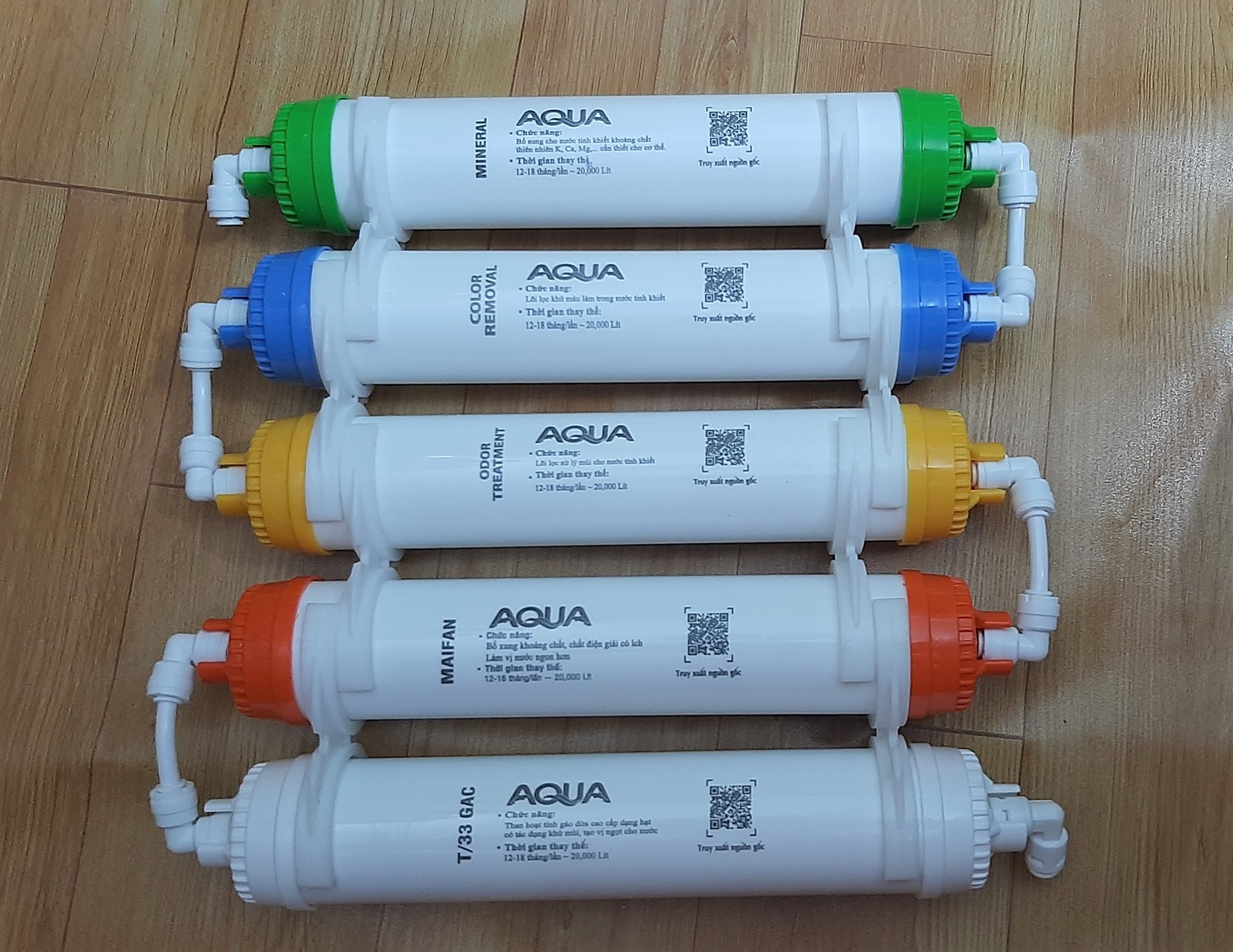 COMBO LÕI AQUA 456789 (GỒM MÀNG RO+LÕI KHOÁNG 56789)