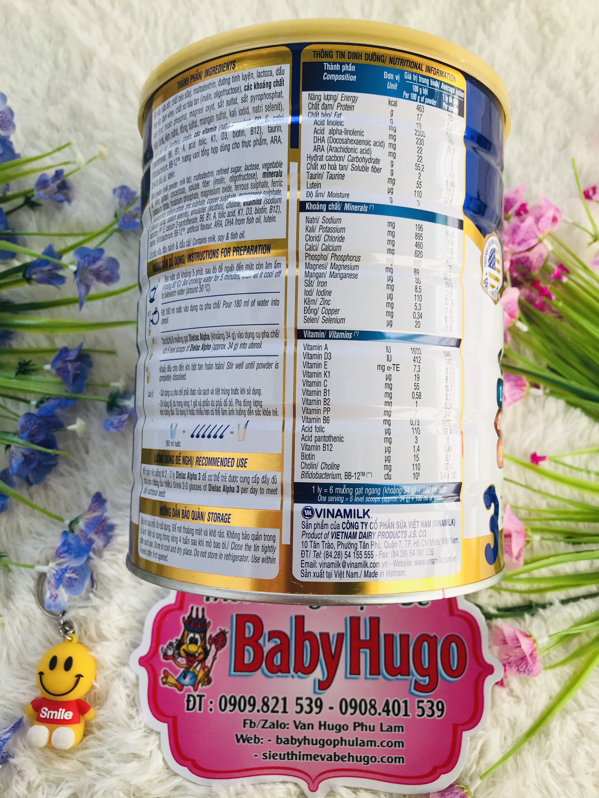 [DATE MỚI] Sữa Bột Dielac 3 (1-3 Tuổi) 1.5 kg