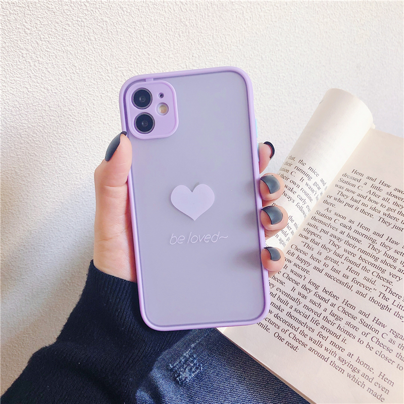 Ốp Lưng Nhám Chống Sock, Va Đập Bảo Vệ Camera Be Loved