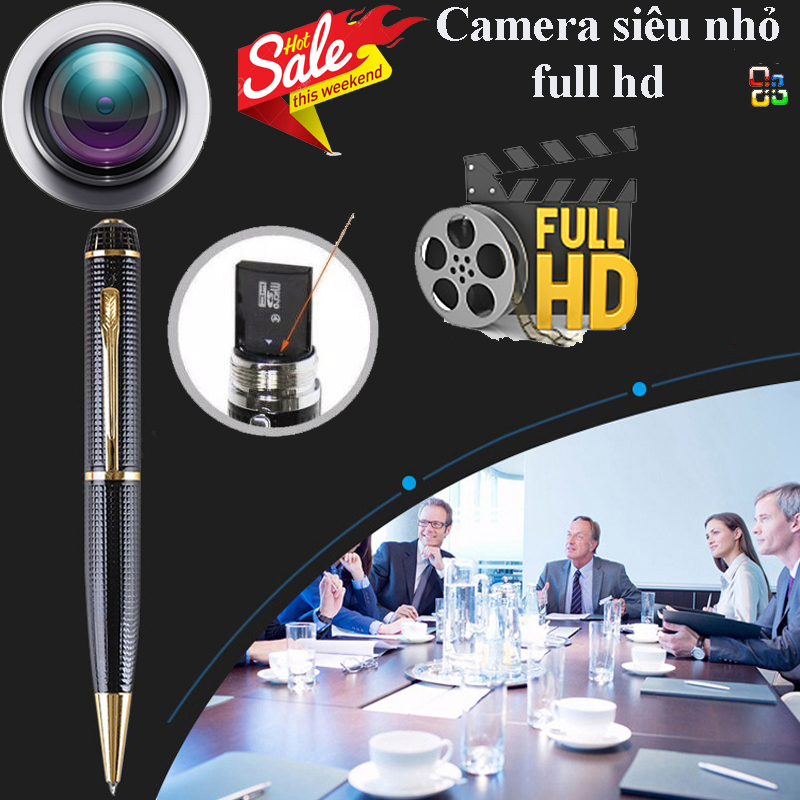 (HÀNG CAO CẤP)Camera Cây Viết/ Bút,Thiết bị quay phim siu nhỏ,But,ghi am siu nhỏ chất lượng, giá rẻ tphcm
