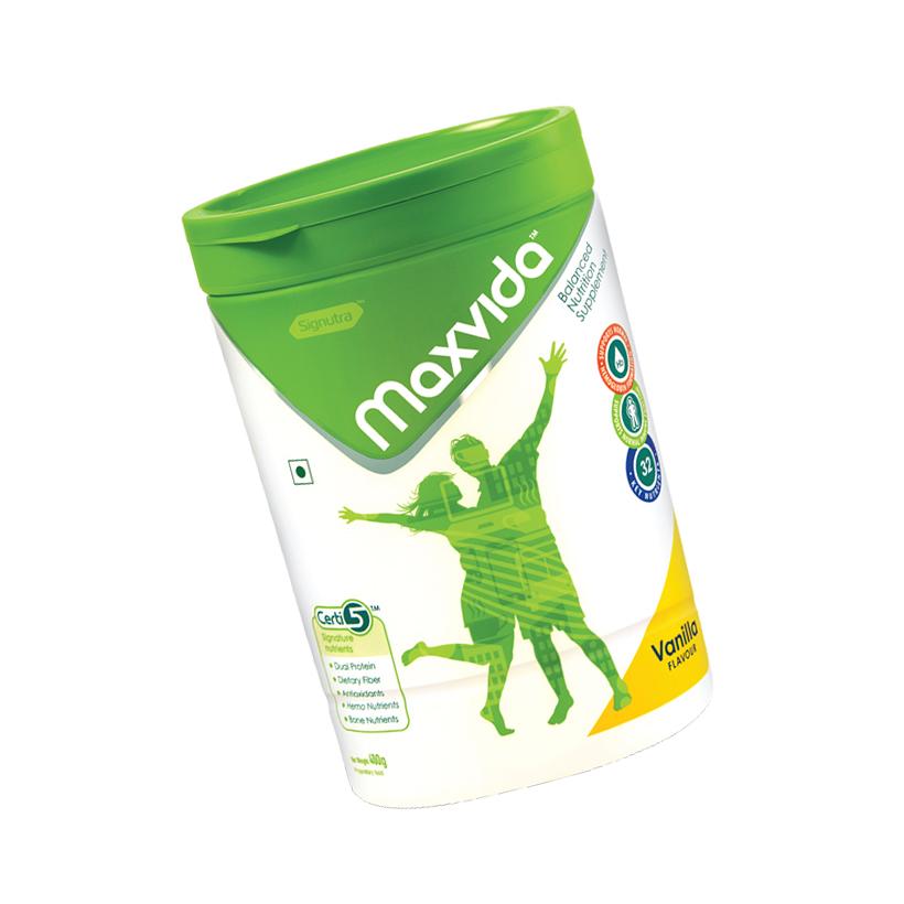 Combo 2 lon sữa Maxvida 400gr + 1 Bình nước Maison 1 Lít