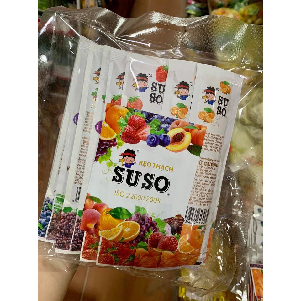 Gói 24 Kẹo thạch Suso thanh dài 800g