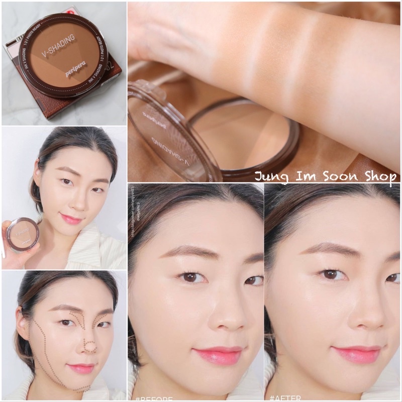 Phấn tạo khối peripera ink v-shading 9.5g đủ tone