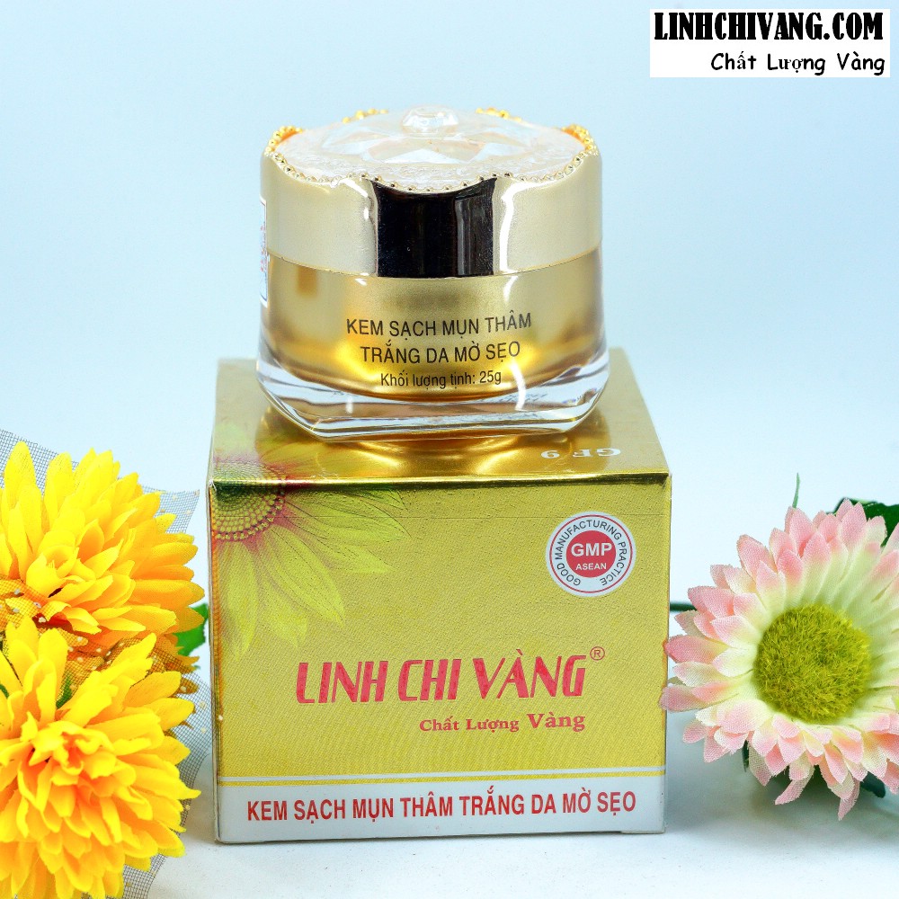 COMBO MỤN THÂM TRẮNG DA LINH CHI VÀNG