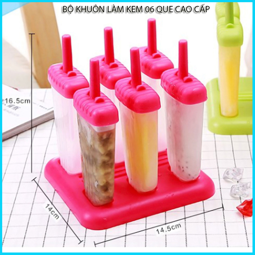BÁO GIÁ Mua Dao Làm Bếp Ở Tphcm | Shopee Lazada Sendo Tiki mới nhất 20 Cách làm kem tại nhà, Bán khuôn làm kem que ở tphcm, TÌM MUA Bộ khuôn làm kem 06 cây bằng nhựa cao cấp - Mẹ thỏa sức sáng tạo, bé cực kỳ thích thú
