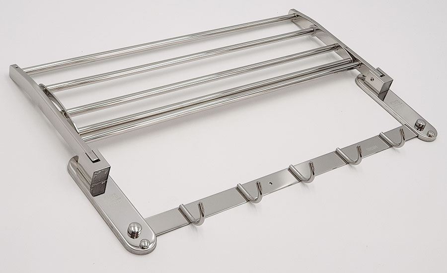 Kệ treo khăn tắm Inox SUS 304 đa chức năng Eurolife EL-B7 (Trắng bạc)