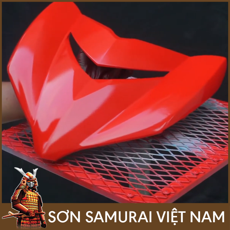 Sơn samurai màu đỏ 23 - Combo màu đỏ nổi bật sơn xịt samurai