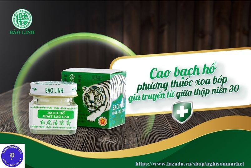 Bạch hổ hoạt lạc cao 20g combo 2 hũ