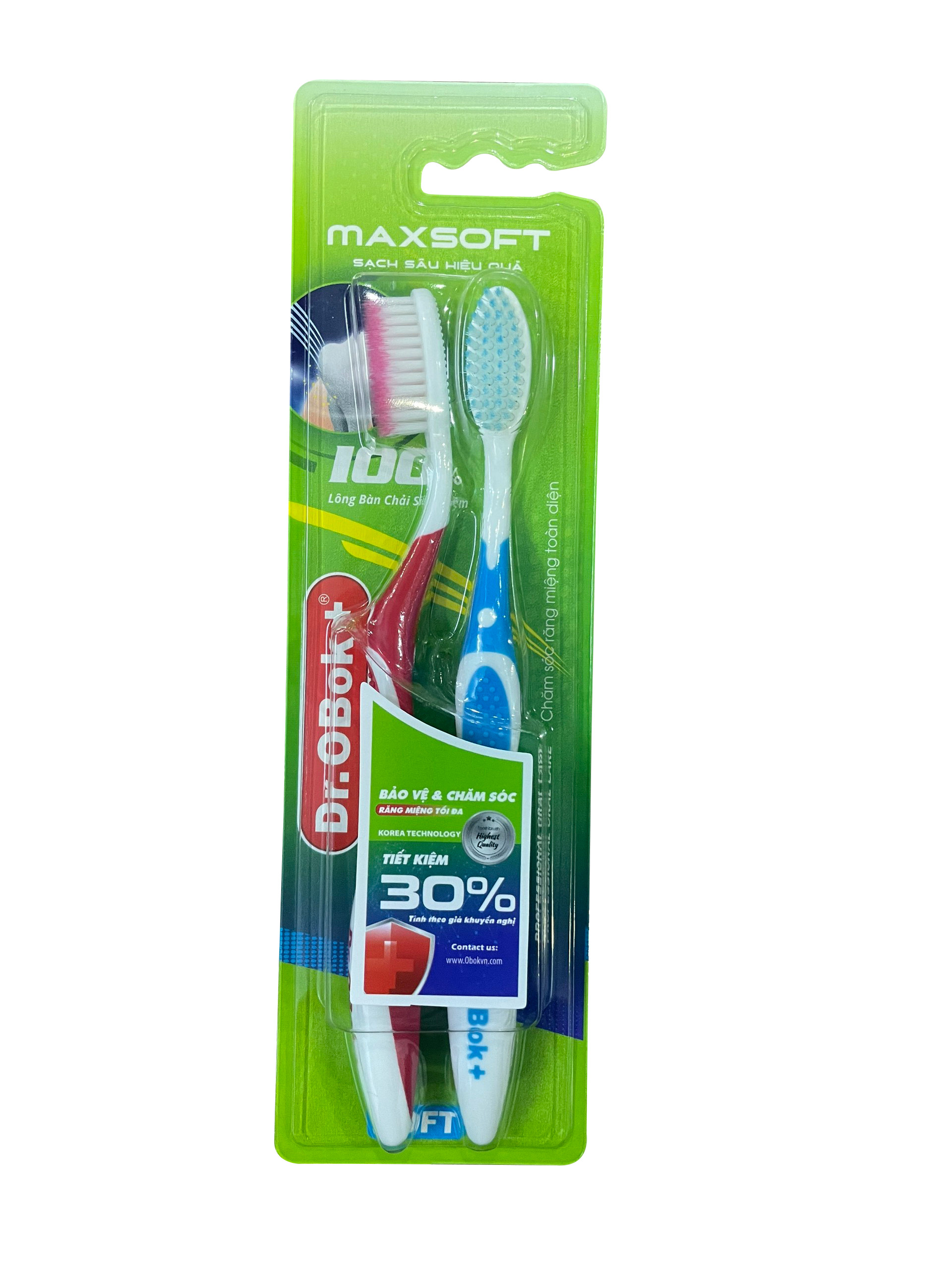 Bàn chải Dr.OBok+ Combo Maxsoft tiết kiệm 30%