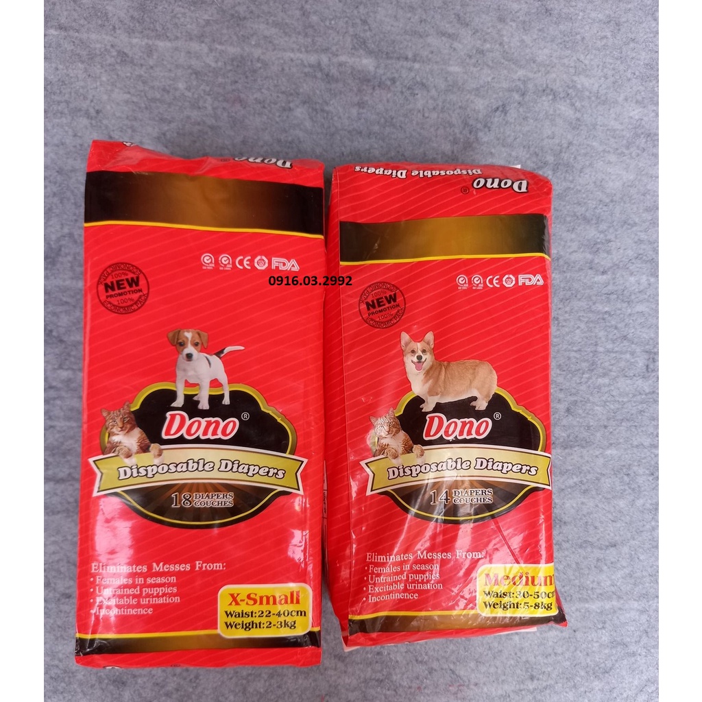 Bỉm chó cái Dono, Bỉm Dono